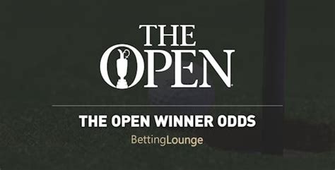 The Open Championship Winner Betting Odds .